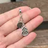 Nova Pulseira Estilo Chinês Pingente de Borla Estilo Étnico Cabaça Laço Lótus Pingente de Cristal Acessórios de Pulseira de Prata Antiga
