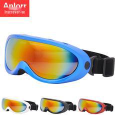 Óculos de esqui universais para adultos e crianças, homens e mulheres, óculos de esqui, anti-neblina e neblina, óculos de neve ao ar livre, à prova de vento