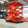 Elevador Tesoura Fixo, Elevador de Carga de Grande Tonelagem, Plataforma de Carga e Descarga para Oficina de Fábrica e Armazém