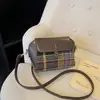 Bolso Bandolera Cruzado de Lana para Mujer Estilo Coreano Ins Versátil Nuevo Llegado Bolso de Hombro para Mujer Bolso Cuadrado Pequeño Textura Retro de Moda