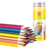 Lápices de Colores Deli 7070 para Estudiantes, Niños y Jardín de Infancia, Bolígrafos de Colores Solubles en Agua, Lápices de Dibujo a Base de Aceite al por Mayor