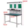 Taller Mesa de Trabajo Antiestática con Luz Mesa de Inspección de Ensamblaje Mesa de Operación de Ensamblaje Mesa de Trabajo para Reparación de Teléfonos Móviles Máquina de Moldeo por Inyección Mesa de Trabajo