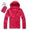 Roupa de Pele Respirável Ultra-fina para Primavera e Outono ao Ar Livre Roupas com Proteção Solar Masculina e Feminina Roupas de Pesca de Manga Comprida Jaqueta Corta-vento de Tamanho Grande