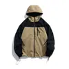 Jaqueta Casual Masculina Funcional Nova de Primavera e Outono Estilo Montanha à Prova de Vento e Impermeável para Exterior Jaqueta de Costura em Cor Contrastante Jaqueta para Homens