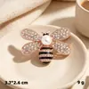Broche Anti-correr Abelha Alfinete de Segurança Anti-gotejamento de Óleo para Roupas Pino com Fivela de Pérola de Alta Qualidade Acessórios para Roupas Artefato para Apertar a Cintura