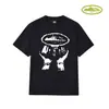 Marca de moda estadounidense Corteiz Camiseta Casual Deportiva Holgada de Manga Corta con Estampado de Barco de Crucero Alcatraz para Pareja