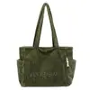 Bolsa de Veludo Versátil de Grande Capacidade para Outono e Inverno 2025 Novo Estilo Veludo de Alta Qualidade Tote para Mamães Bolsa de Ombro