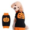 Fornecimento de fábrica Suéter de Halloween para animais de estimação com caveira Traje para animais de estimação Roupas para cães Suéter de outono Roupas para cães grandes