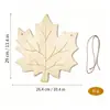 Amazon Halloween Natal Placa Decorativa de Madeira Pendurada TikTok Não Acabado diy Fatia de Madeira Xiyin Decoração de Porta Janela
