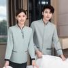 Ropa de Trabajo para Camarera de Habitación de Hotel Camisa de Manga Larga para Limpiador de Propiedades de Restaurante y Centro Comercial Ropa de Otoño e Invierno para Mujer