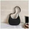 Design transfronteiriço, bolsa de mão nicho em forma de meia-lua, nova e moderna bolsa de bolinho trançada retrô, bolsa de ombro, bolsa crossbody
