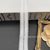Vendas Diretas de Fábrica Cintos Enrolados no Núcleo, Acessórios de Decoração para Roupas, Faixas de Borda Bicolor Preto e Branco Poliéster com Borda de Fio Dourado, Fitas para Bolsas