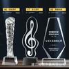 Nuevo Trofeo de Cristal Impresión 3D Material Nuevo Creativo Medalla Hecha a Medida Impresión a Color Reunión Anual Corporativa Premio de Reconocimiento Destacado