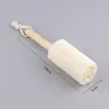 Cepillo Lavaplatos de Lufa con Mango de Madera Maciza Cepillo para Tazas de Mango Largo Colgante Cepillo Lavatrastes Antiadherente para el Hogar Cepillo Lavador de Ollas con Mango Cepillo Lavaplatos Retro con Mango