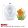 Nuevo molde de silicona con forma de flor pequeña, hecho a mano, para aromaterapia, creativo, para jabón, yeso, decoración, venta directa de fábrica