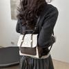 Bolsa de Design de Nicho Feminina 2025 Nova Mochila Casual Primavera Estilo Ocidental Estudante Comutador Bolsa de Ombro de Mão