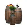 Barril de Vino Decorativo Barril de Roble Madera Anticorrosión Barril de Vino Tinto Boda Exposición Bar Accesorios de Fotografía Barril de Cerveza Vino