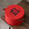 Taza de Maestro de Arcilla Púrpura Juego de Té Blanco Viejo Cerámica Rojo Chino Evento Ciudad Prohibida Regalo para Empleados Empresa Festival de Medio Otoño Festival del Bote del Dragón