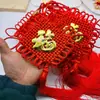 Mascarilla Facial de Cristal Nudo Chino Flor de Ópera de Pekín de un Lado Nudo Propicio para Extranjeros Regalos de Ultramar Bonsái Étnico Decoración