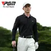 Pgm Roupa de Golfe Masculina Outono e Inverno Camiseta de Manga Longa Camisa Esportiva Roupa Masculina Camisa Polo Versátil Venda Direta da Fábrica