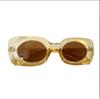 Estilo Coreano Nuevo Estilo Gafas de Sol Cuadradas Simples para Mujer Tendencia Distintivo Color Macarrón Gafas Calle Hip-Hop Gafas de Sol Didi Shoring