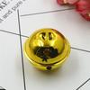 Accesorios de bricolaje, campana navideña de 50 mm, chapado al vacío, campana de hierro dorada y plateada, estrella de cinco puntas, campana para mascotas, venta al por mayor