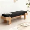 Banqueta de Madeira Maciça Nórdica para Trocar Sapatos para Uso Doméstico, Banco Sofá Minimalista, Banco Longo para Hall de Entrada de Showroom, Banco de Fim de Cama para Quarto de Designer