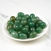 Huevos pequeños de cristal natural 2*1,5 blanco morado rosa verde rojo azul morado material huevo piedra adornos piezas de mano para jugar