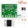 Amplificador de potencia TDA7297, kit de amplificador de potencia digital de 12 V CC, doble canal, placa amplificadora de potencia de audio DIY.