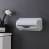 Organizador de Almacenamiento de Bolsas de Basura de Cocina, Creativo Montado en Pared, Sin Taladro, Caja de Almacenamiento de Bolsas de Plástico Extraíble