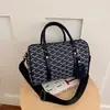 Bolso Boston Estampado Geométrico Vintage Bolso Almohada Casual Bolso Cruzado Trendy Versátil Bolso para Viajes y Commuting para Mujer