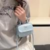 Versão Coreana Ins Bolsa Mini Fofa para Menina 2025 Nova Estampa Fofa de Bolinhas Bolsa Quadrada Pequena de Mão Bolsa Transversal Moderna