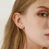 Pendientes de botón de Plata Pura 999 con Perlas de Swarovski, Pendientes Pequeños de Nicho, Adecuados para Dormir Sin Quitar, Accesorios Versátiles y Elegantes para las Orejas