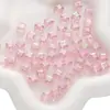 Contas Quadradas Mágicas Coloridas Tridimensionais de Acrílico Imitação de Vidro 8mm Acessórios para Joias DIY Feitos à Mão Material para Pulseira de Contas Caseira