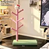 Soporte Pequeño para Auriculares con Forma de Stitch de Dibujos Animados, Soporte de Escritorio para Juegos, Estante de Almacenamiento de Escritorio para Auriculares, Decoración