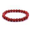 Joia Energética Amazon Europeia e Americana Transfronteiriça Pulseira Masculina Pedra Vulcânica Natural Ágata Colorida Pulseira de Pedra Natural