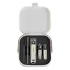Cortador de Unhas Anti-Salpico Transfronteiriço Conjunto de Manicure Portátil de 5 Peças Manual Cortador de Unhas com Logo Impresso