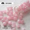 DIY Resina em Pó Preto e Branco Cinza Olho de Gato Contas Redondas Corrente para Celular Joia com Furo Reto Pulseira Colar Contas