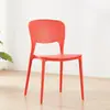 Sillas de plástico huecas, engrosadas para uso adulto, con respaldo, sillas de comedor, apilables, sillas de ocio estilo nórdico, disponibles para venta al por mayor