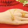 Nuevo producto: Conjunto de Anillo, Pendientes y Collar de Azúcar Amarillo de Roca para Mujer, Estilo Vintage, Diseño de Nicho, Popular en Xiaohongshu, Al por Mayor