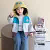 Blusas Labubu para Meninas 2025 Nova Coleção Primavera e Outono Estilo Ocidental Blusas de Outono para Bebês Blusas Labubu Infantis