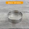 Molde para pan Saneng de tambor, círculo de mousse redondo de acero inoxidable, aro para tarta SN3476, molde para galletas, molde cortador, utensilios de horneado