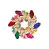 Broche de Bauhinia Totalmente Ecológico para Mujer, Exquisita Guirnalda de Corsage de Alta Gama Resistente Incrustada de Diamantes Pin para Accesorios de Ropa