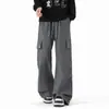 Pantalones deportivos casuales para hombre personalizados/impermeables, nuevo estilo de otoño, pierna ancha, corte holgado, estilo funcional japonés, multibolsillos, ropa de trabajo ligera