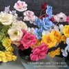 Flores de Gardenia Artificiales de 6 Cabezas para Decoración de Techo de Salón de Bodas, Arreglo Floral para Techos Altos, Decoración Suave, Arreglo Floral, Flores de Exportación