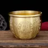 Pote Tesouro de Latão, Pote da Fortuna, Deus da Riqueza das Cinco Direções, Fluxo Diário de Riqueza, Fortuna das Quatro Estações, Pote Cigana Dourada, Decoração de Loja