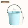 Cubo de Plástico para el Hogar con Tapa Cubo Portátil Cubo Extra Grande para la Lavandería Engrosado Cubo para Baño de Dormitorio Estudiantil Cubo de Almacenamiento de Agua