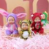 Mini Bebês Fofos de 4 polegadas Transfronteiriços Pacote com 6 Presente Bonecas Matryoshka Bonecas Dormindo Brinquedos Roupas de Animais