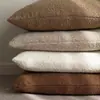 Fronha de chenille nova de fábrica estilo ins simples cor sólida almofada de sofá almofada de cintura almofada de cintura atacado