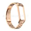 Adequado para Samsung Galaxy Fit2 pulseira de metal Samsung R220 pulseira de três elos pulseira de aço inoxidável corrente da moda